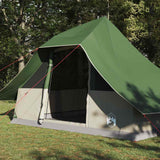 Tipi Tent with Roof Green 364 x 281 x 257 cm Taffeta 42000972