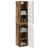 Wall-mounted Bathroom Cabinet Old Wood 33 x 34.5 x 160 cm 890650
