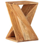 ZNTS Side Table 35x35x55 cm Solid Wood Acacia 337996