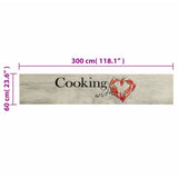 Kitchen Rug Washable Peper Cooking 60x300 cm Velvet 4005625
