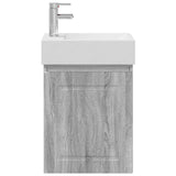 Bathroom Vanity Unit with Tap Grey Sonoma 45.5 x 22.5 x 84 cm 889507