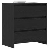 Sideboard Black Oak 70x41x75 cm Engineered Wood 862083