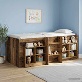 Kids'High Bed Frame 2 pcs Old wood 98.5 x 200 cm 3422569