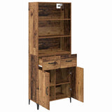 Highboard Old Wood 69.5 x 34 x 180 cm Engineered Wood 3415644