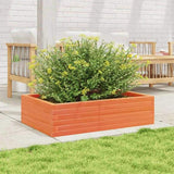 Garden Planter Wax Brown 90x60x23 cm Solid Wood Pine 847235