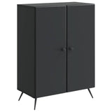 Sideboard Black 66 x 34.5 x 90 cm Engineered Wood 895506
