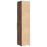 Highboard Brown Oak 40x42.5x185 cm Engineered Wood 3281447