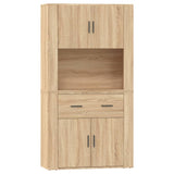 ZNTS Highboard Sonoma Oak Engineered Wood 3185370