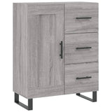 Highboard Grey Sonoma 69.5x34x180 cm Engineered Wood 3196041