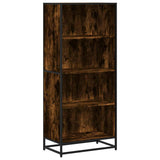Bookcase Smoked Oak 60x35x139 cm Engineered Wood 3300842