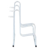 Bicycle Stand for 3 Bikes Floor Freestanding Galvanised Steel 4005569