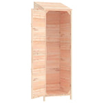 Garden Shed 55x52x174.5 cm Solid Wood Fir 152186