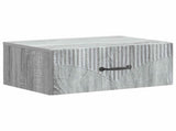 Wall-Mounted Bedside Cabinet 2 pcs Grey Sonoma Engineered Wood 898968