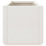 Garden Planter White 80x36x35 cm PP 368776