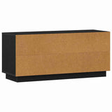 TV Cabinet Black Oak 102 x 35 x 45 cm Engineered Wood 881315