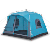 Family Tent Cabin 7-Person Blue Quick Release 4004217