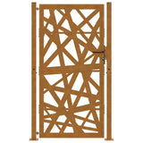 Garden Gate 100x200 cm Weathering Steel Light Design 4100958