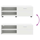 Wooden Cabinet White 100.5 x 39 x 30 cm Engineered Wood 880241