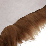 Icelandic Sheepskin Chair Cover Brown 70x110 cm 335855