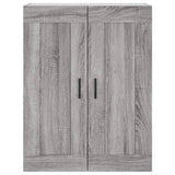 Highboard Grey Sonoma 69.5x34x180 cm Engineered Wood 3199895
