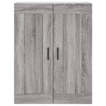 Highboard Grey Sonoma 69.5x34x180 cm Engineered Wood 3199895