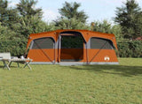 Family Tent with Roof Orange and Orange 435 x 255 x 216 cm 4100687