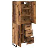 Highboard with Drawer 2 pcs Old Wood 69.5 x 34 x 180 cm 3415693