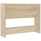 Wall Shoe Cabinets 2 pcs Sonoma Oak 80x18x60cm Engineered Wood 806748