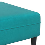Sofa Set 3 pcs Turquoise Velvet 3335130