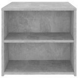 Side Table Concrete Grey 50x50x45 cm Engineered Wood 806386