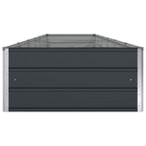 Planter Anthracite 580 x 100 x 45 cm Galvanised Steel 42018227