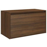 Hall Bench 80x40x45 cm Brown Oak Engineered Wood 816049