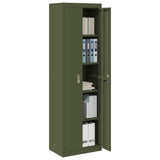 Storage Cabinet Olive Green 60 x 40 x200 cm Steel 3406206