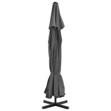 Garden Parasol with Aluminium Pole 500 cm Anthracite 44474