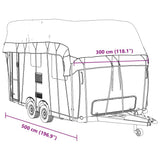 Caravan Roof Cover Grey 500x300 cm Non-woven Fabric 4015870