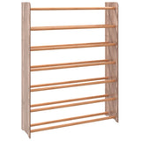 ZNTS Shoe Rack Brown 90x24x117 cm Engineered Wood 327350