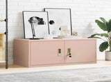 Storage Cabinet Pink 90 x 40 x 40 cm Steel 891629