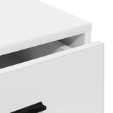 Sideboard with Drawer White 40 x 41 x 75 cm Engineered wood 865055