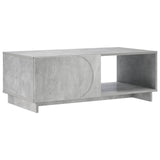 Coffee Table Concrete Grey 95 x 50.5 x 35 cm Engineered Wood 8011444