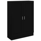 Book Cabinet Black 82.5x30.5x115 cm Engineered Wood 802715