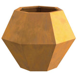 Planter Rusty 50 x 50 x 40 cm Weathering Steel 884064