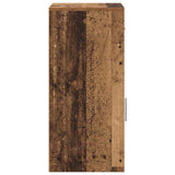 Sideboard with Drawer Old Wood 38 x 34 x 75 cm 869552