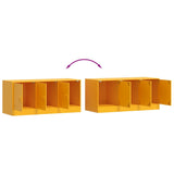 TV Cabinet Mustard Yellow 99x39x44 cm Steel 841646