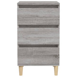 Bedside Cabinet Grey Sonoma 40x35x70 cm Engineered Wood 819666