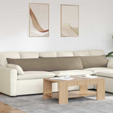 Sofa Pillows 2 pcs Taupe 200 x 40 cm Fabric 42013897