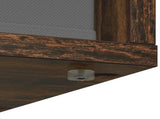 Sideboard with Drawer Smoked Oak 35 x 32 x 99.5 cm 8000568