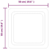 LED Bathroom Mirror 50x50 cm 151777