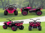 12V Kids Electric Ride on ATV, Battery-Powered Quad Bike w/ Spring Suspension, Forward Backward, T3398P348457