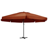 Garden Parasol with Aluminium Pole 600 cm Terracotta 47375
