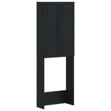 Toilet Cabinet UTRECHT Black 66 x 25.5 x 190 cm Engineered Wood 897796